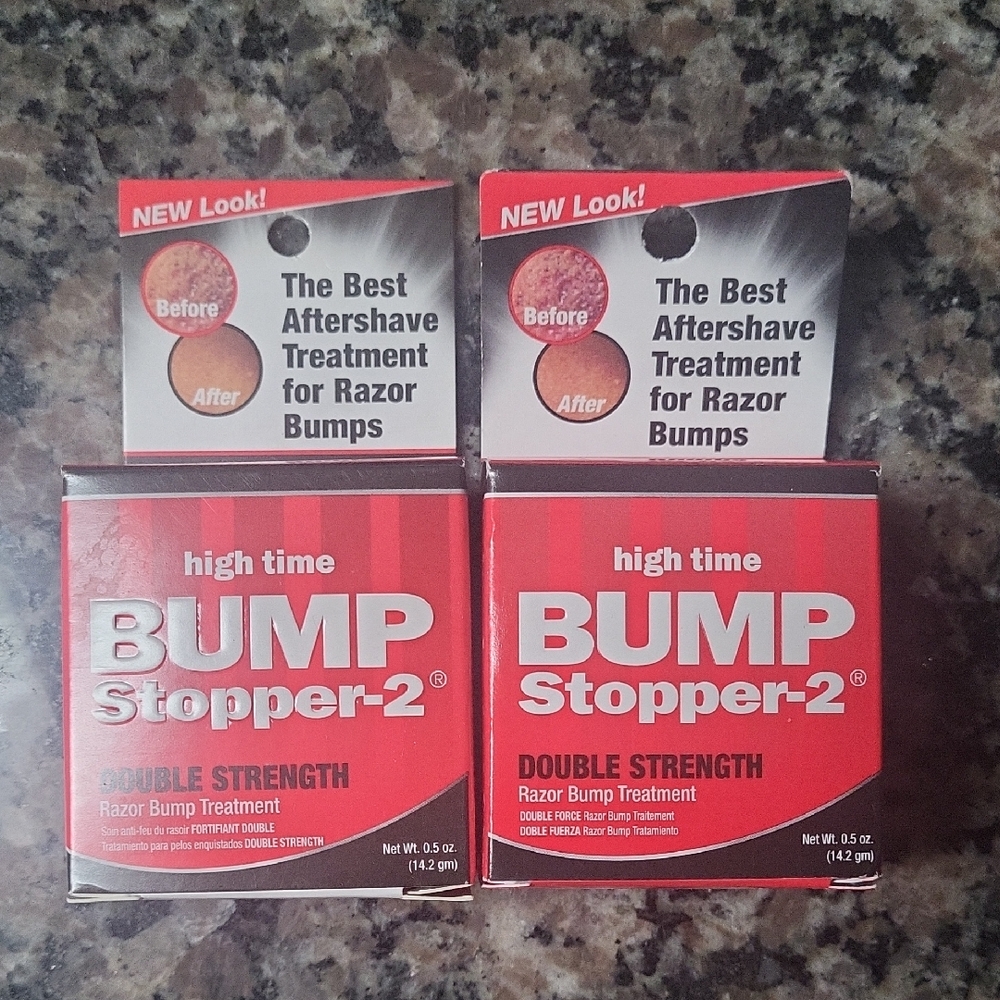 Lot of 2 High Time Bump Stopper-2 Double Strength each 0.5 oz NIB